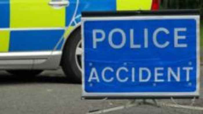 Part of M11 closed after two-vehicle crash