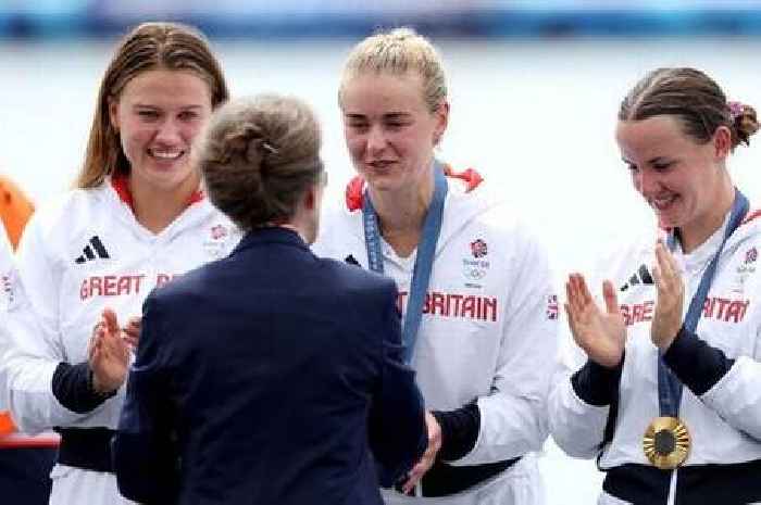 Princess Anne's witty remark to Team GB's Lola Anderson after Olympic gold win