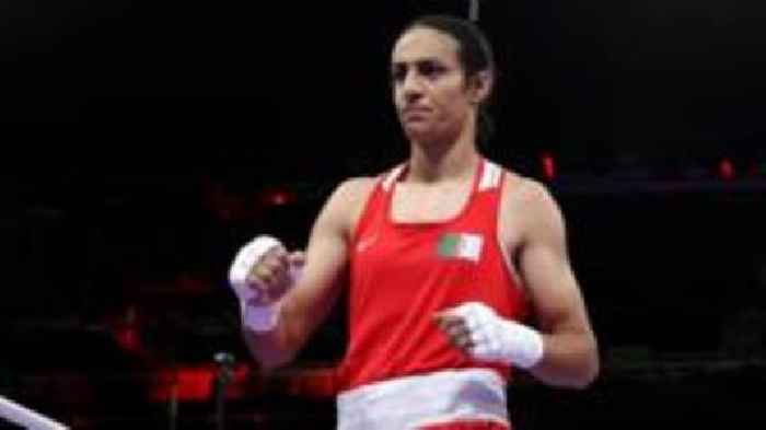 Boxer Khelif progresses after opponent abandons