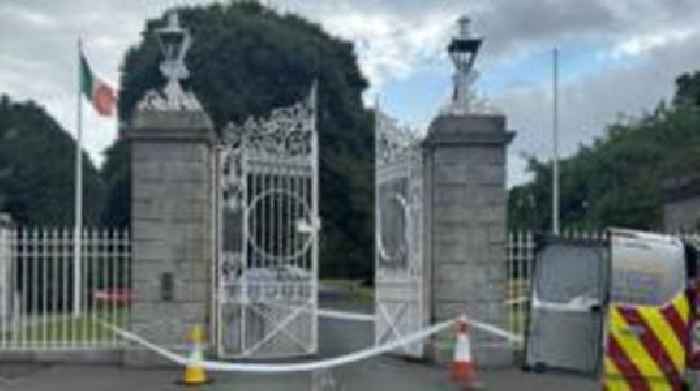 One arrest after official buildings rammed in Dublin