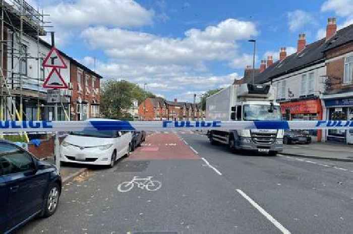 Heathfield Road closed live after Handsworth police incident