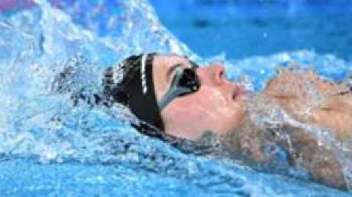 Slovakian Potocka collapses after swimming heat