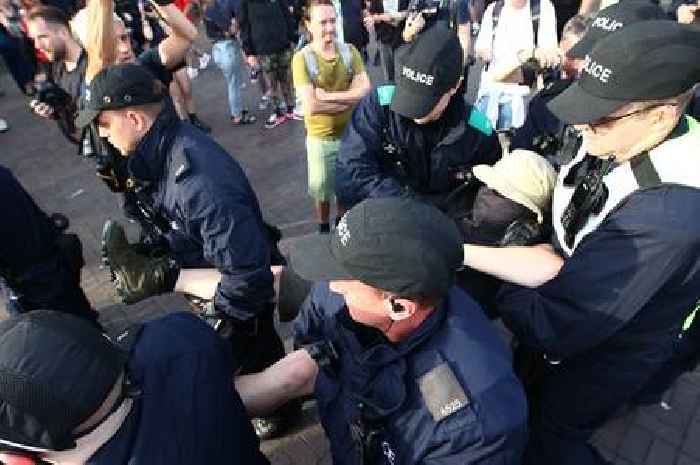 Protester injured and total number of arrests so far as violence erupts on Bristol streets