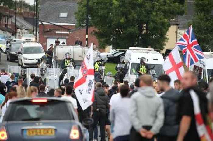 Eight arrested after 'shocking' riot in Sunderland as three police officers hospitalised