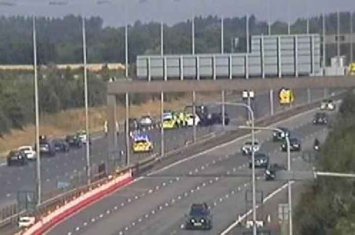 Live updates as A1 partially closed after multi-vehicle crash