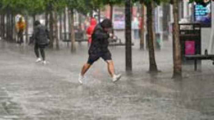 Yellow weather warning issued for heavy rain in parts of Scotland