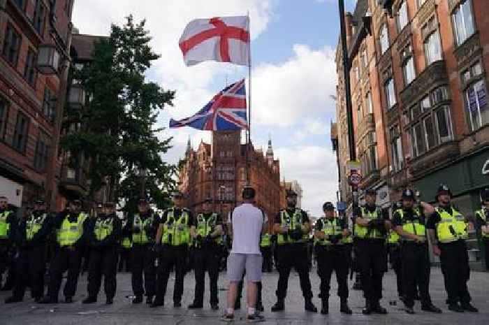 I watched protests unfold in Nottingham city centre - police did a fine job