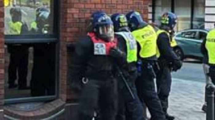 Two charged after Bristol city centre protests