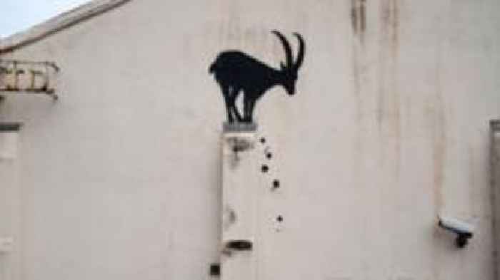 Banksy artwork appears on west London building