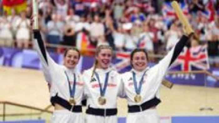 British trio win women's team sprint gold