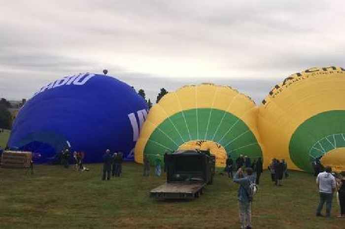 Pictures show first hot air balloon launch of Bristol Balloon Fiesta week