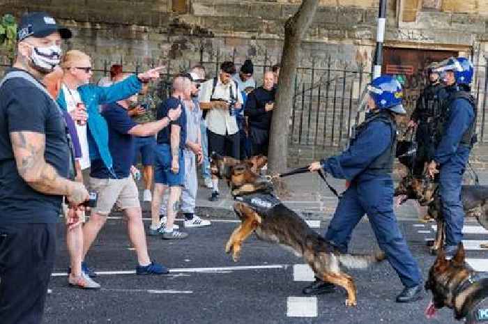 Third man named and charged after violent far-right protest in Bristol