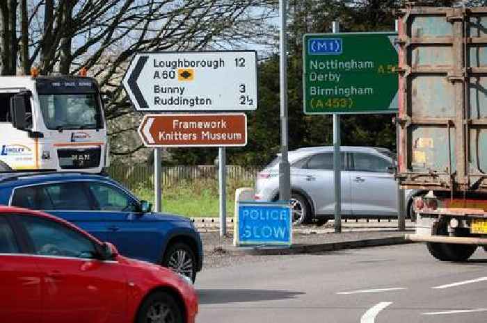 A52 live updates as crash leaves busy road blocked at Nottingham Knight roundabout