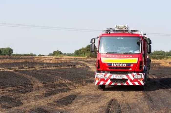 Live updates as huge Kent field fire closes roads in Manston