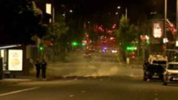 Three men arrested after disorder in north Belfast