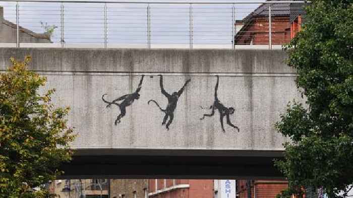 Banksy reveals third new artwork in London this week