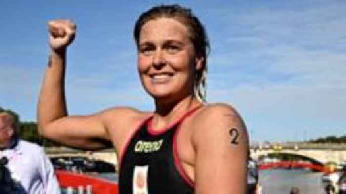 Van Rouwendaal clinches gold in 10km marathon swim