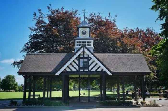 The award-winning park with an idyllic bandstand, aviary, cafe, play areas and sports pitches