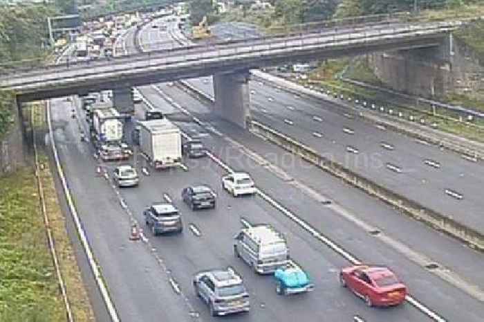 M1 live updates as traffic stopped after lorry and car crash near J28 for Alfreton and Mansfield