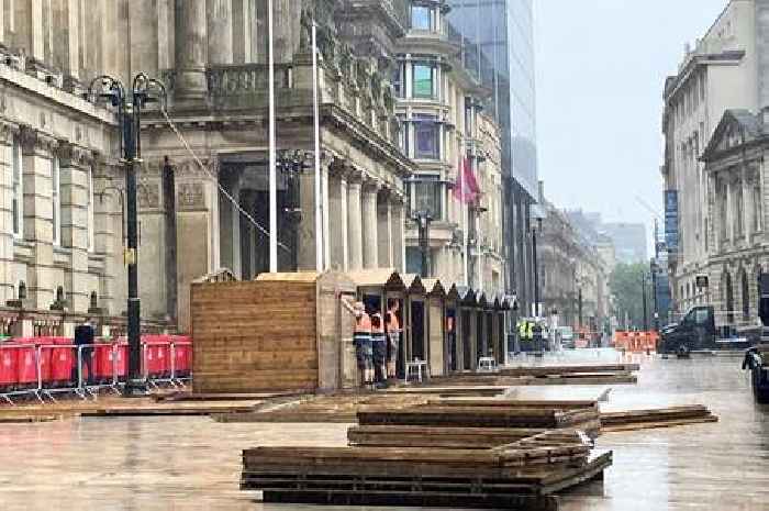 'I swear German Market is getting earlier' - people question chalets going up in Victoria Square