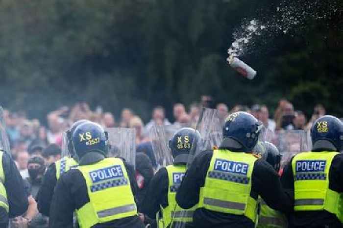 Police probing UK riots charge man from Wales with malicious communications