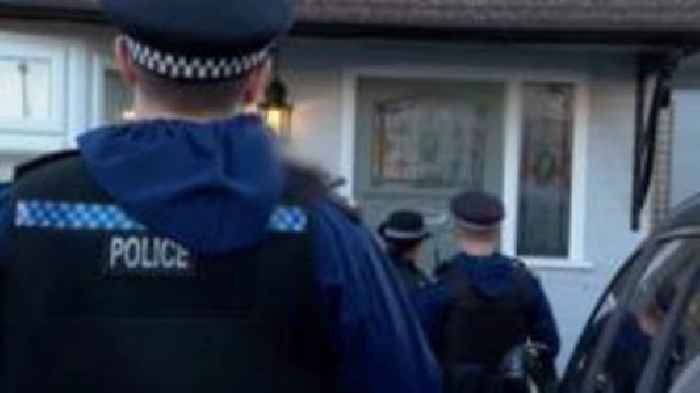 Watch: Moment Met Police raid home of disorder suspect