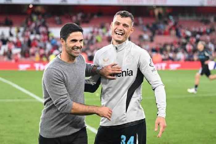 Granit Xhaka shows true Arsenal colours with classy touch after Mikel Arteta friendly moment