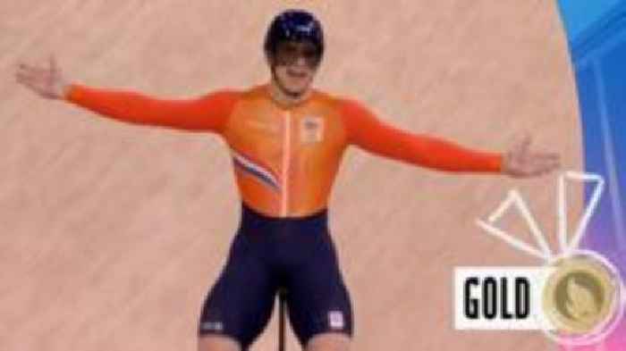 Lavreysen wins keirin gold as as crash end Carlin's medal hopes