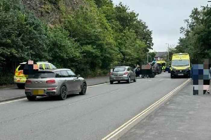 Crash shuts major Exeter road near pub - live updates