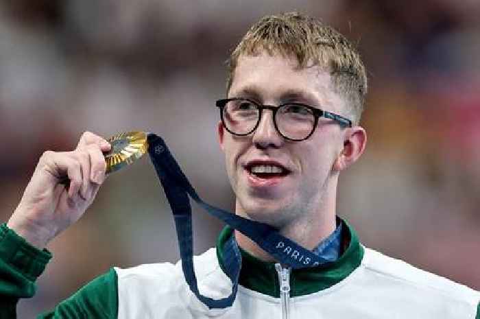 Olympic gold medallist Daniel Wiffen hospitalised with illness days after swimming in Seine