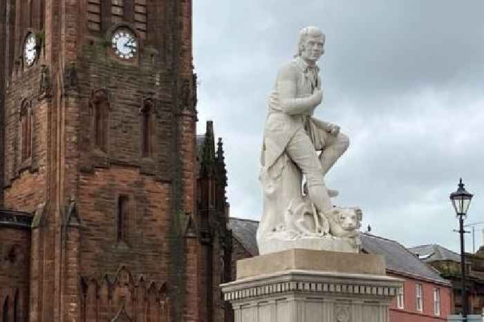 Clean-up of Burns Statue in Dumfries finished ahead of schedule