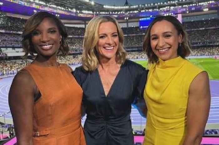 Denise Lewis' high-powered new job as live on-air exit makes Gabby Logan emotional