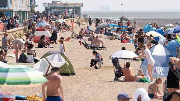 UK records hottest day of the year as temperature hits 34.8C