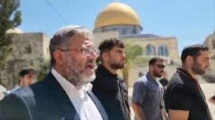 Israeli minister denounced over call for Jewish prayer at Jerusalem holy site