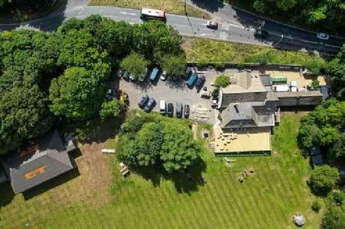 Huge beer garden decking for Jeremy Clarkson's £1m Cotswolds pub seen in new aerial pictures