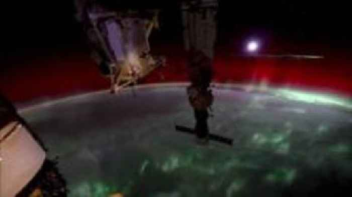 Watch: The Northern Lights seen from space