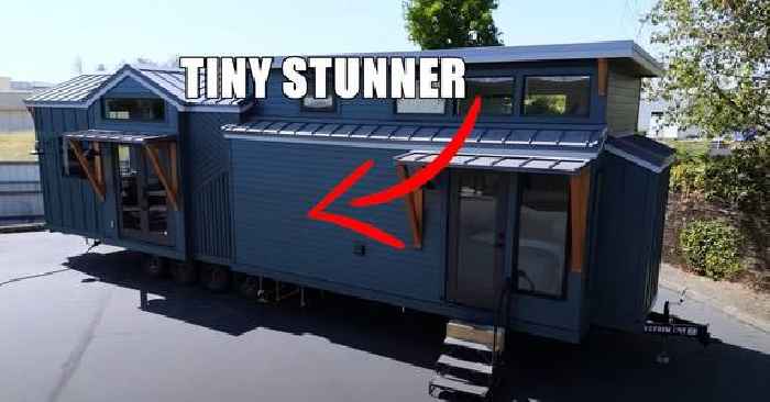 38-FT Custom Tiny House Is 'Unlike Anything You've Ever Seen'