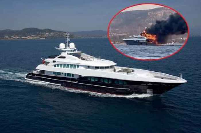 The End of Atina: $18 Million Yacht Sinks in Shallow Water After Devastating Fire