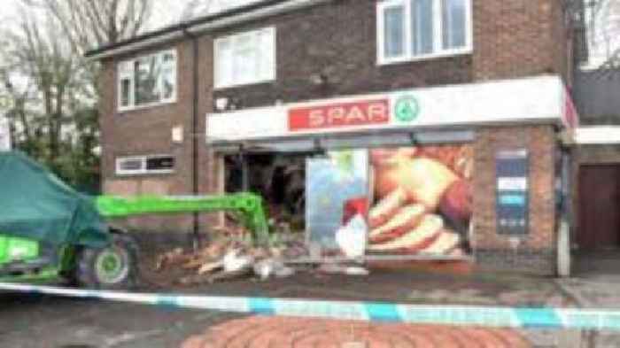 'Awful' pair jailed over ram raid on shop