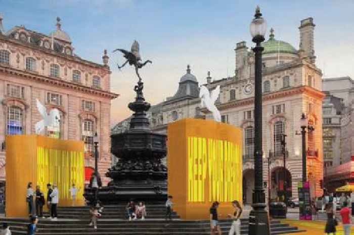 Piccadilly Circus is about to look totally different with huge new artwork to rival Eros