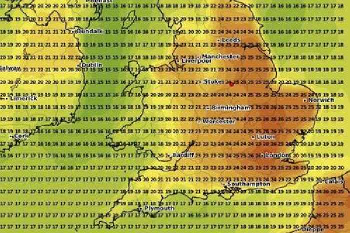 Exact date UK weather to reach 28C as 42C Iberian heat bomb rips through Europe