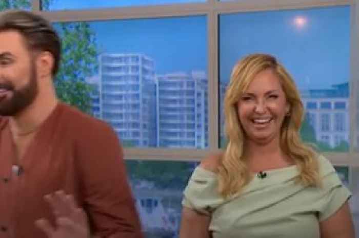 This Morning's Rylan Clark tells co-stars 'I'm out' as he jokingly storms off set