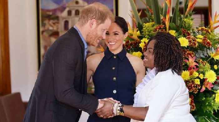 Prince Harry and Meghan arrive in Colombia after vice president 'moved' by Netflix documentary