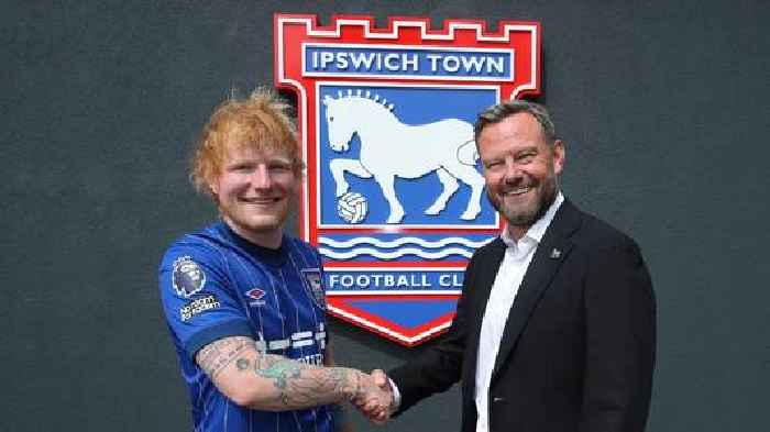 Ed Sheeran buys stake in Ipswich Town - and celebrates with tractor ride