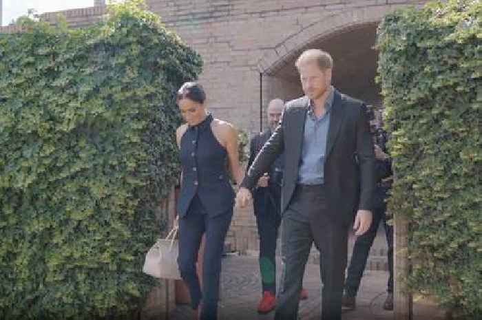 Meghan Markle's blunt order to Prince Harry during Colombia tour uncovered by lip reader