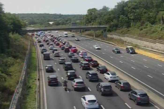 Live M23 traffic updates after crash blocks motorway near Gatwick Airport