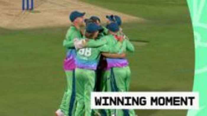 Watch the moment Oval Invincibles retain men's Hundred title