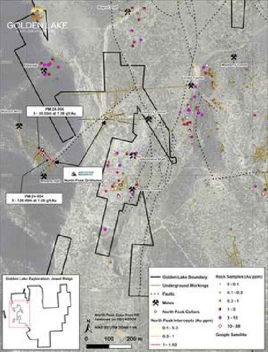 Golden Lake’s Plan of Operations Accepted by Bureau of Land Management in Preparation for Upcoming Diamond Drilling on Its Jewel Ridge Gold-Silver-Zinc-Lead Property, Eureka County, Nevada