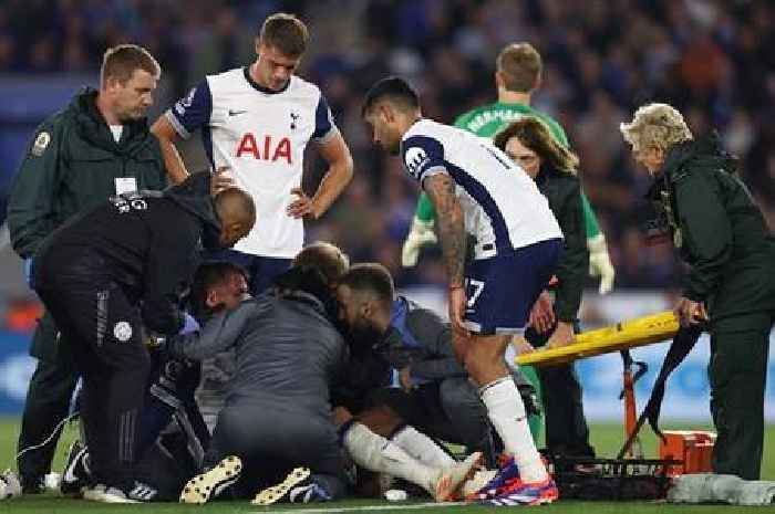 Rodrigo Bentancur suffers horror injury as Tottenham star in sickening clash vs Leicester