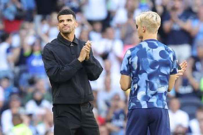 Tottenham team vs Leicester confirmed - Dominic Solanke debut with Bergvall and Gray on bench